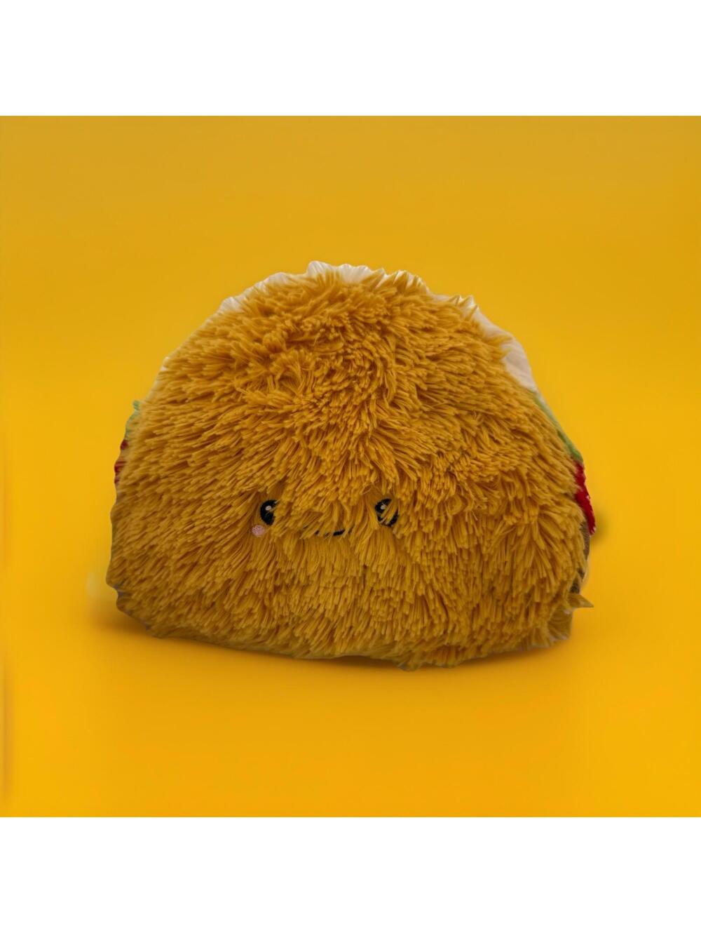 Squishable Taco Plush Stuffed Toy Super Soft Pillow Embroidered Eyes 2017 8"